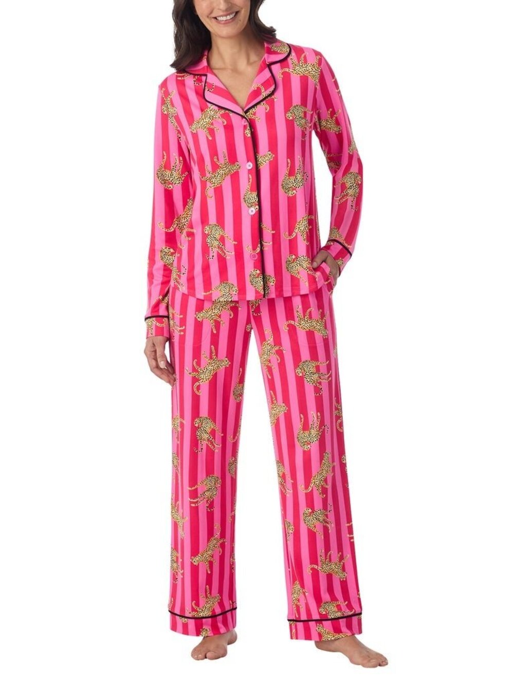 Room Service Women's Notch Collar PJ Set